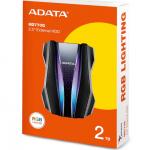 HDD extern ADATA HD770G, 2TB, 2.5 inch, USB 3.2, RGB, Negru 4 - lerato.ro
